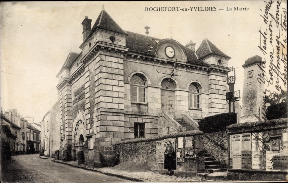 Postcard Rochefort en Yvelines, The Town Hall