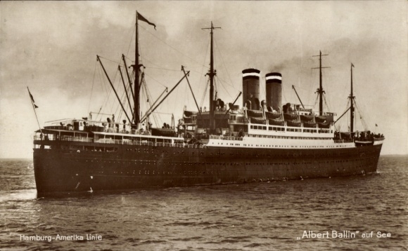 PC steamer Albert Ballin, HAPAG