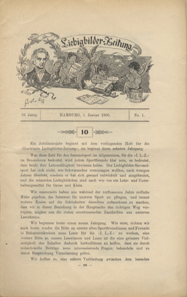 Liebig pictures newspaper advertising Dreser issue 1, volume 10, 1905