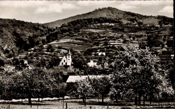 Postcard Zwingenberg on the Bergstraße in Hesse, partial view