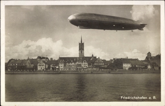 Ak Friedrichshafen am Bodensee, Zeppelin