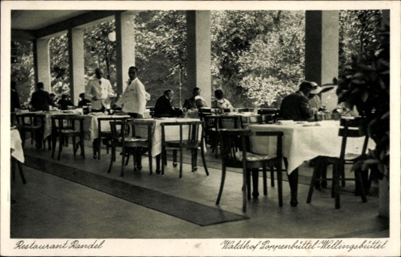 Ak Hamburg Wandsbek Poppenbüttel, Hohenbuchen, Restaurant Randel, Waldhof Poppenbüttel Wellingsbü
