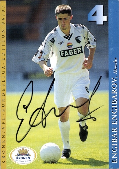 Autogrammkarte Fußballer Engibar Engibarov, VfL Bochum, Autogramm