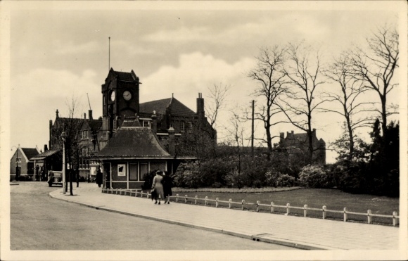 Postcard Amersfoort Utrecht Nederland, Station