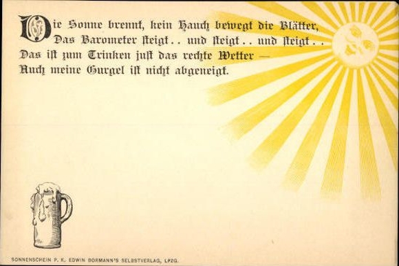 Set of PCs in envelope, sunshine with humorous sayings