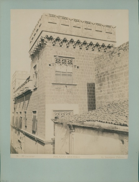 Foto Palermo Sicilië Sicilië Italië, rond 1870, Palazzo Abatelli