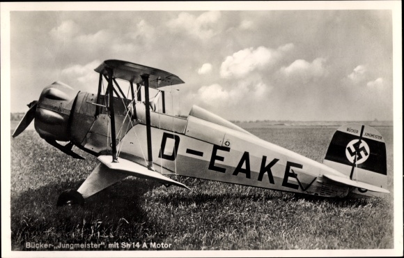 PC Bücker Jungmeister, D-EAKE, Luftwaffe, military aircraft