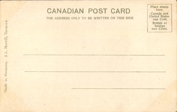 Postcard Guelph Ontario Canada, Station, Old historic Galy Residence
