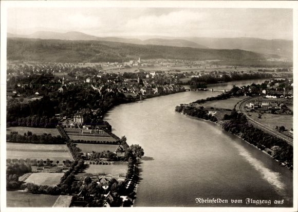 Ak Rheinfelden in Baden, Fliegeraufnahme