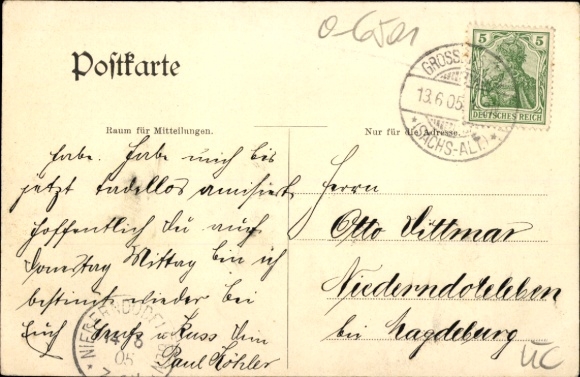 Postcard Wolfsgefärth Zedlitz in Thuringia, Elsterthal, small mill, inn