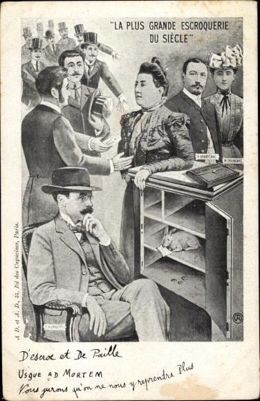 Postcard impostor Therese Humbert, Affair Humbert Crawford