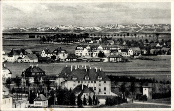 Ak Stetten am kalten Markt, Panorama, Heuberg, Kinderheim Heuberg