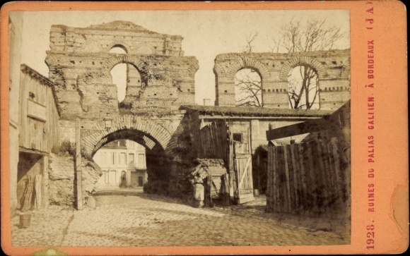 Photo Bordeaux Gironde, ruins of Pallas Gallieni