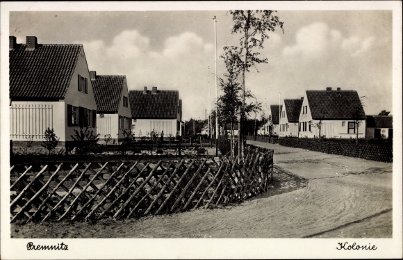 Postcard Premnitz im Havelland, colony, housing estate