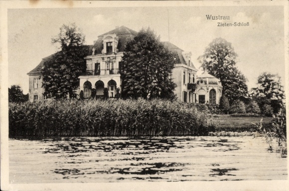 Postcard Wustrau Altfriesack Fehrbellin in Brandenburg, Zieten Castle