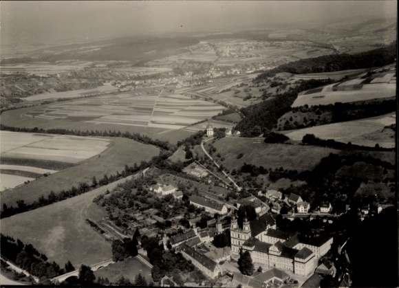 Foto Schöntal an der Jagst Württemberg, Fliegeraufnahme