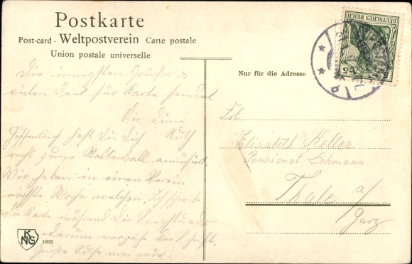 Artist PC Wencke, S., Worpswede in Lower Saxony, after the rain, no. 1093