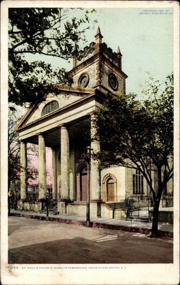 Ak Charleston Zuid-Carolina Verenigde Staten, St. Pauls Church