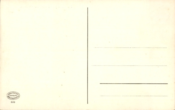 Postcard Hamburg Eimsbüttel, Eimsbütteler Chaussee, tram