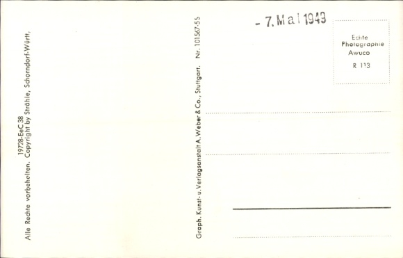 Postcard Buch am Ammersee Inning Upper Bavaria, aerial photograph