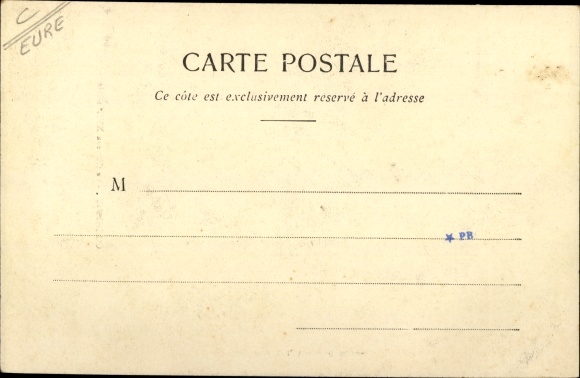 Postcard Cocherel Eure, Le Chateau
