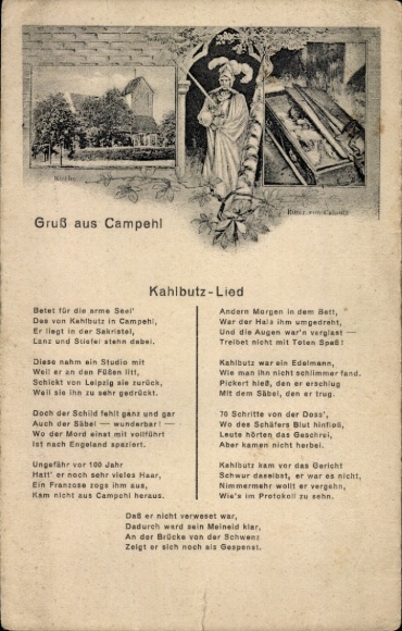 Song Postcard Kampehl Neustadt Dosse, Kahlbutz song