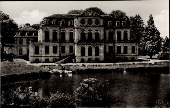 Postcard Calden in Hesse, Wilhelmsthal Castle