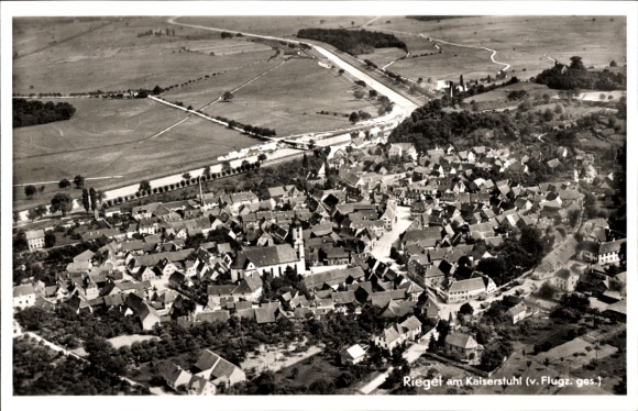 KP Riegel am Kaiserstuhl, zdjęcie lotnicze