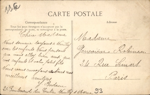 Postcard Neuilly sur Marne Seine Saint Denis, The Water Company