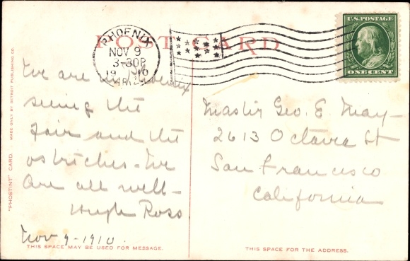 Postcard Pasadena, California, USA, Cawston Ostrich Farm, Light Brigade Assault