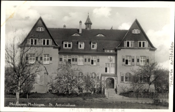 Postcard Pfauhausen Plochingen am Neckar, St. Antoniushaus