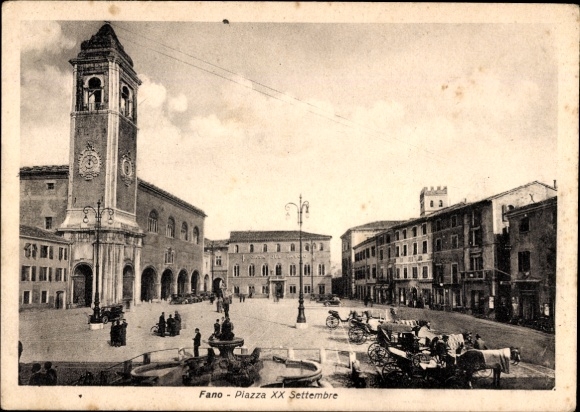 Ak Fano Marche, Piazza XX Settembre