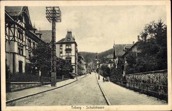Postcard Triberg im Schwarzwald, Schulstraße