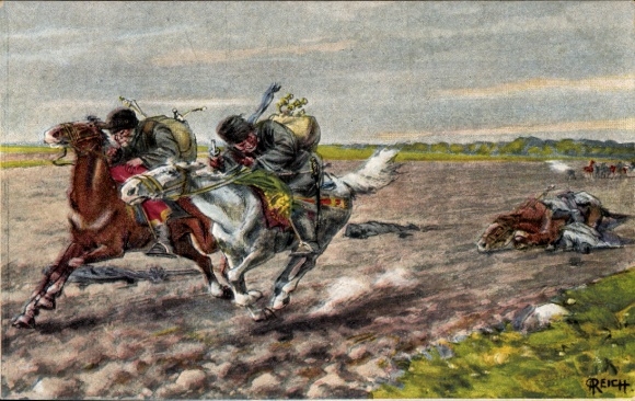 Artist Postcard Reich, Russian cultural institutions are duly dealt with