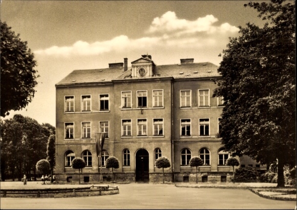 Ak Gößnitz in Thüringen, Schule