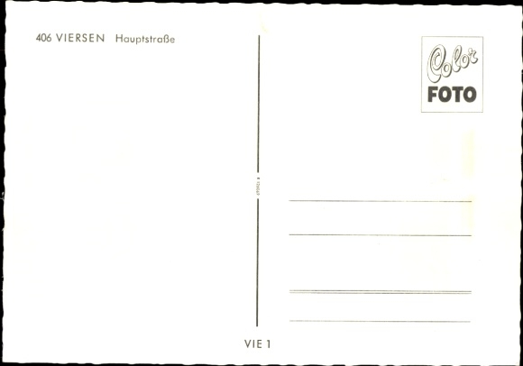Postcard Viersen in North Rhine-Westphalia, Main Street