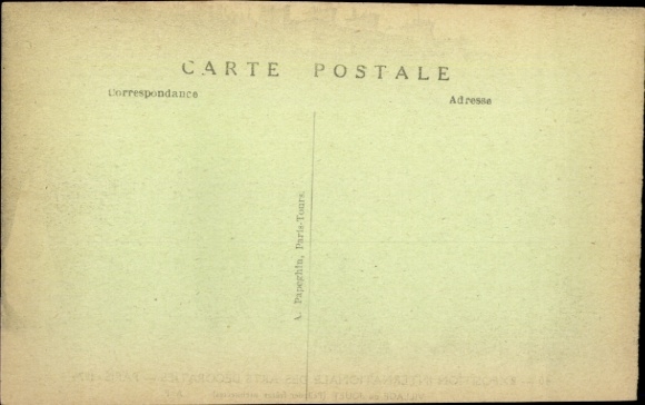 Postcard Paris, Exhibition of Decorative Arts 1925, Fontaine de Rene Lalique