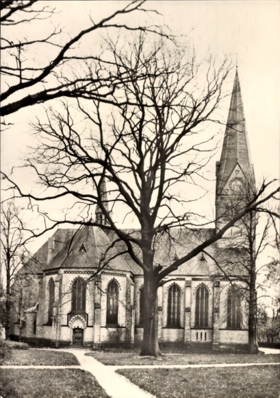 Ak Malchow in Mecklenburg, stadskerk