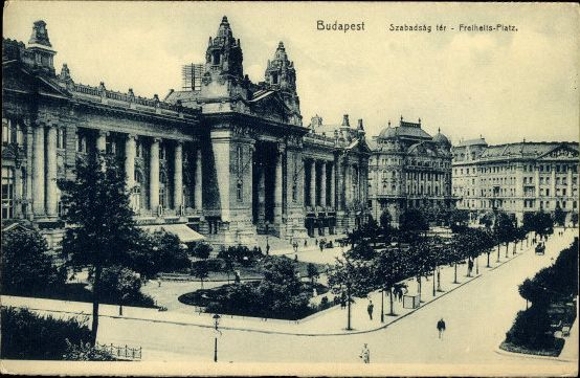 10 alte Ak Budapest in Ungarn, diverse Ansichten