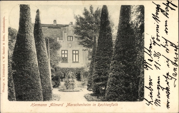 PC Rechtenfleth Hagen in Bremen in Lower Saxony, Hermann Allmers&#39; Marschenheim