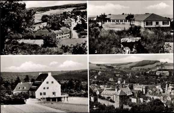 Postcard Rodert Bad Münstereifel in North Rhine-Westphalia, youth hostel, youth center lignite