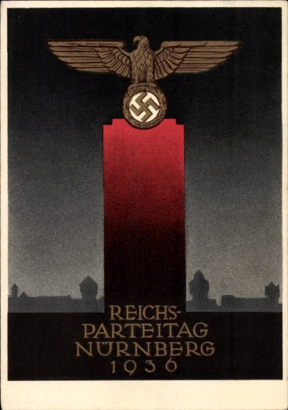 Artist Postcard Klein, Richard, Reich Party Rally of the NSDAP Nuremberg 1936