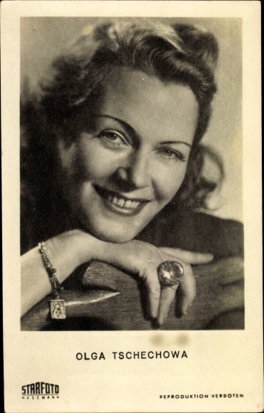 Postcard actress Olga Tschechowa, photo Binz G 172, portrait