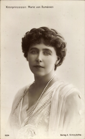 Postcard Crown Princess Marie of Romania, portrait