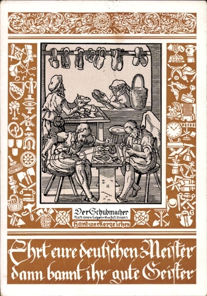 Ak Berlin Charlottenburg Westend, Internationale Handwerks-Ausstellung 1938, Schuster