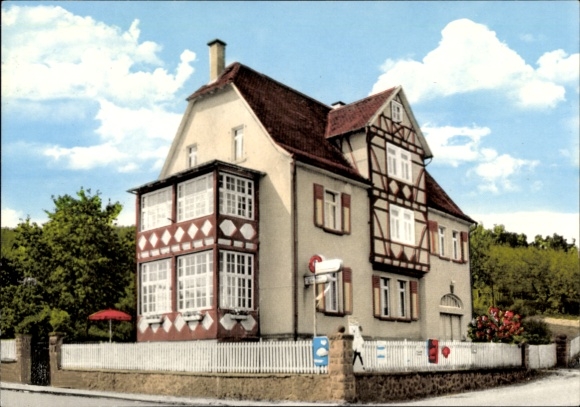 Postcard Bergheim Ortenberg in Hesse, Pension Weidling