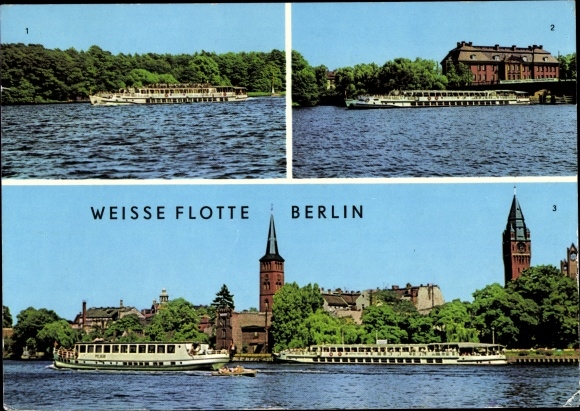 PC Berlin Köpenick, White Fleet, luxury ships on the Long Lake, Köpenick Castle, old town