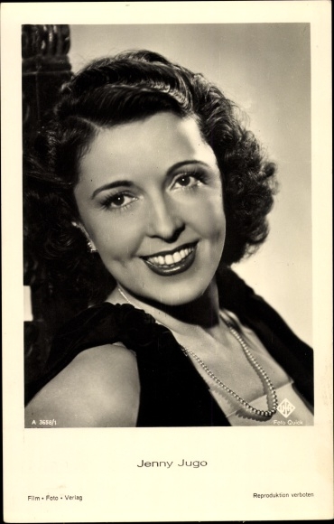 Postcard Actress Jenny Jugo, portrait