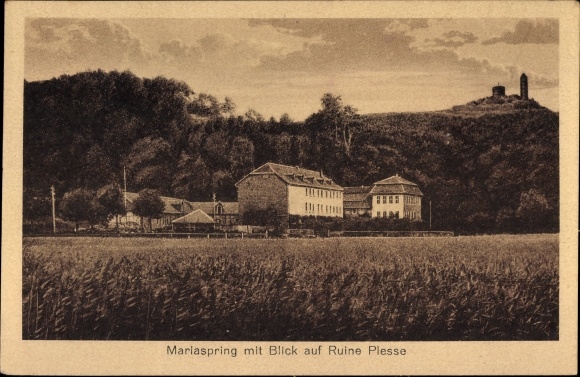 PC Mariaspring Eddigehausen Bovenden Lower Saxony, Plesse ruins