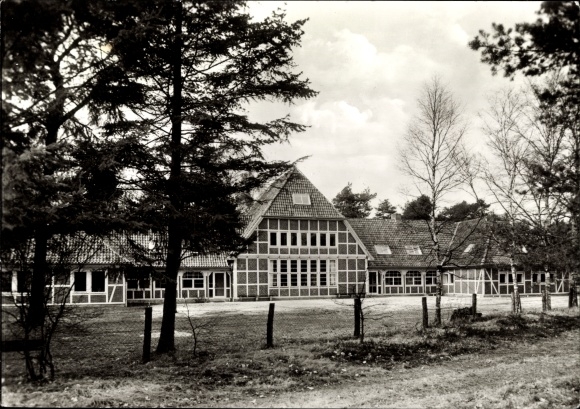 Postcard Kakenstorf in Niedersachsen, Landheim Heidehof